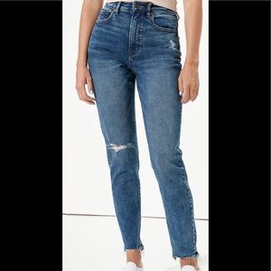 American Eagle Distressed Mom Jeans
